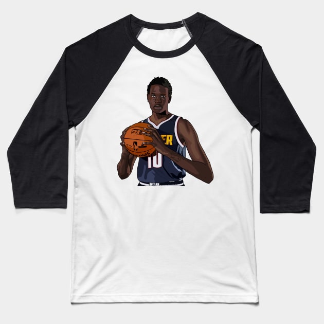 Bol Bol | Nuggets Basketball Baseball T-Shirt by ActualFactual